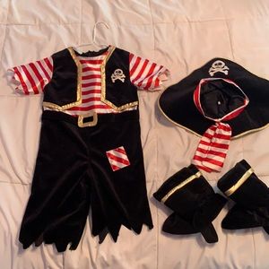 Toddler pirate costume